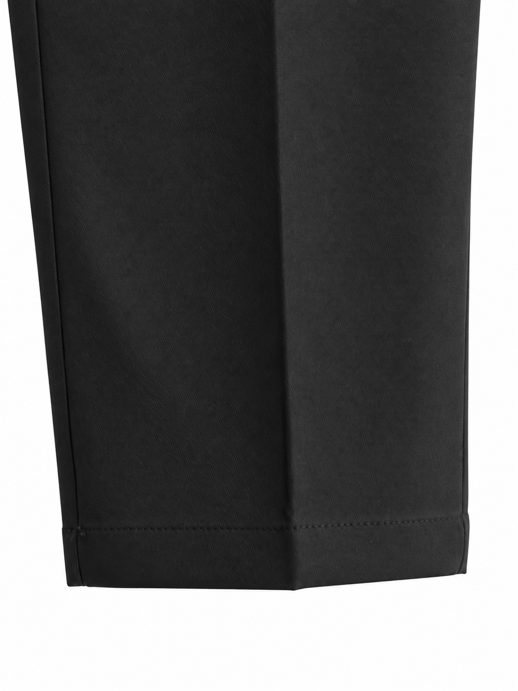 Pantalon tailleur noir chic avec ceinture