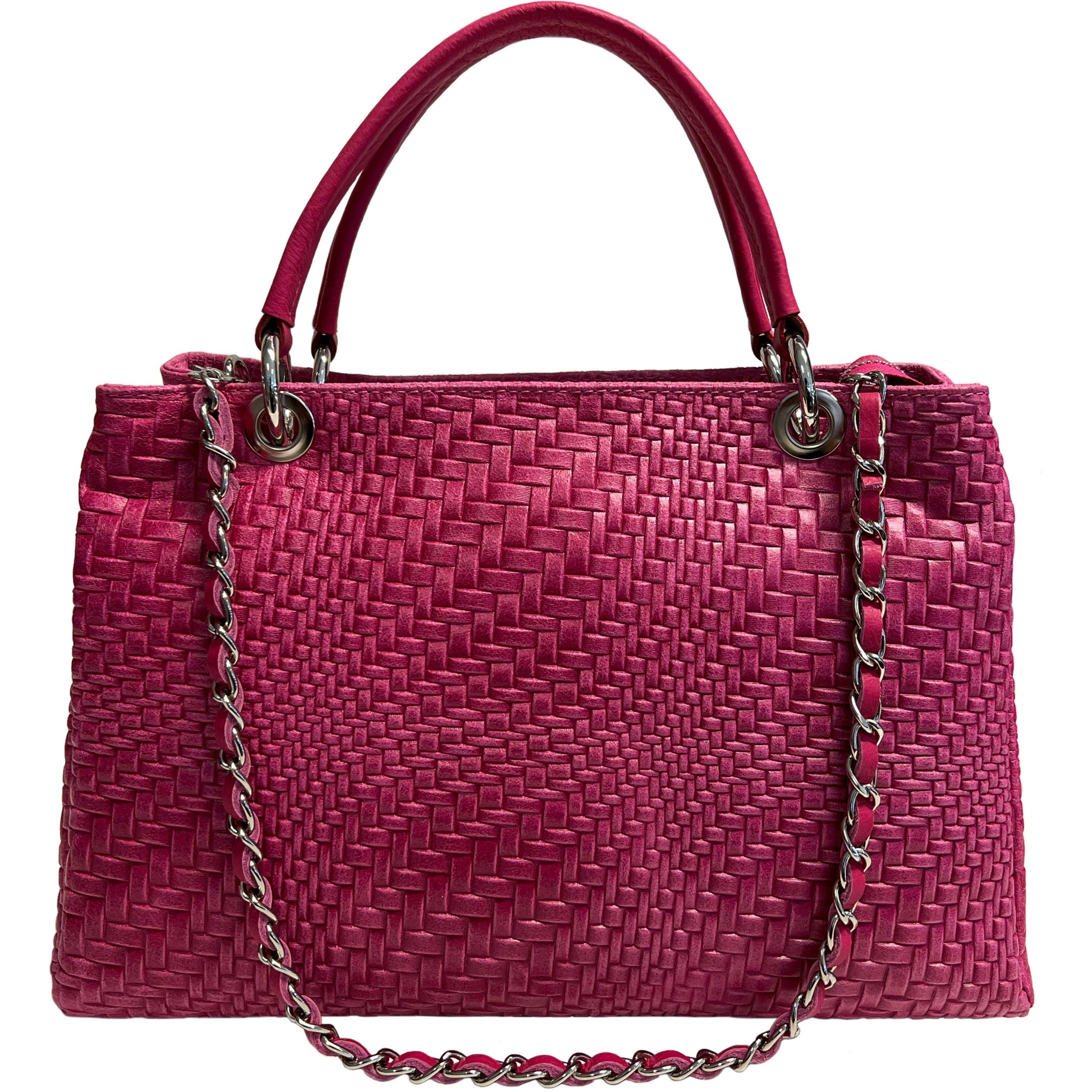 Sac à main Modarno pour femme en cuir véritable avec bandoulière: Nuit verte