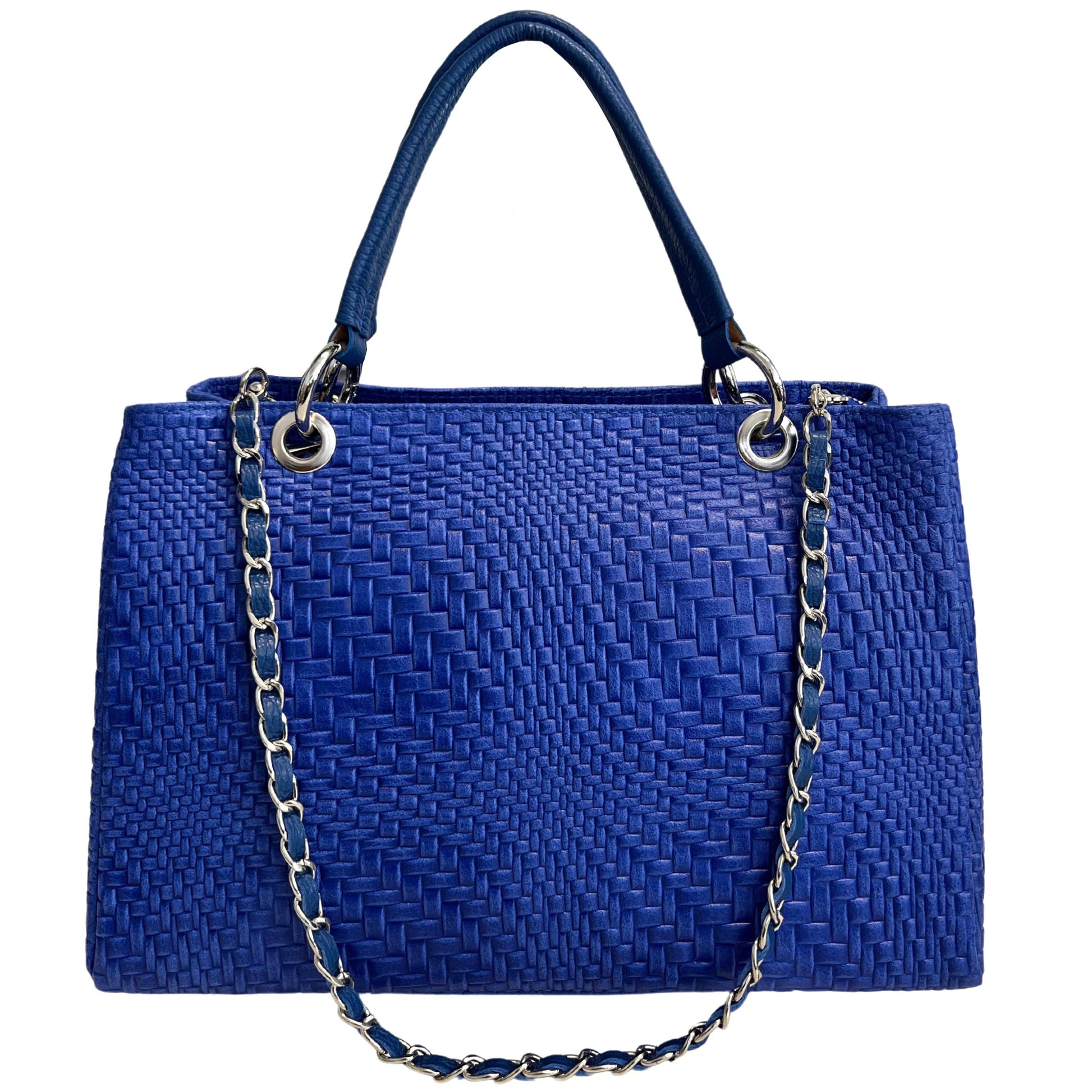 Sac à main Modarno pour femme en cuir véritable avec bandoulière: Nuit verte