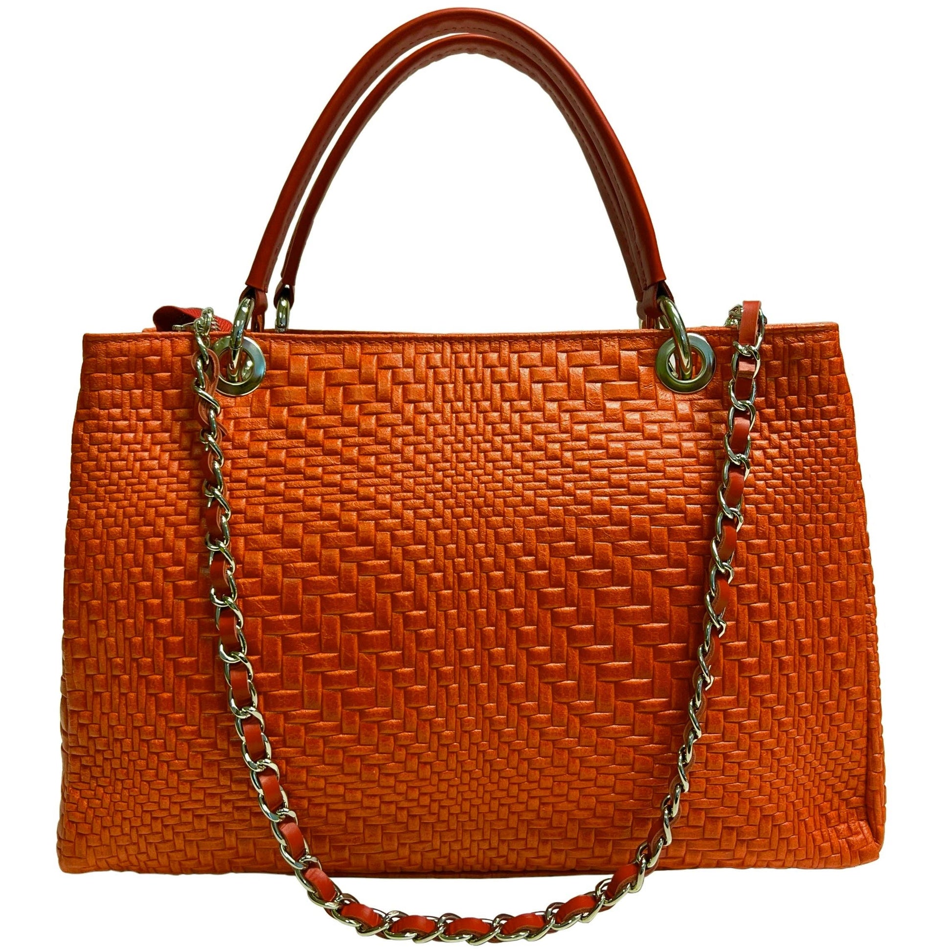 Sac à main Modarno pour femme en cuir véritable avec bandoulière: Nuit verte