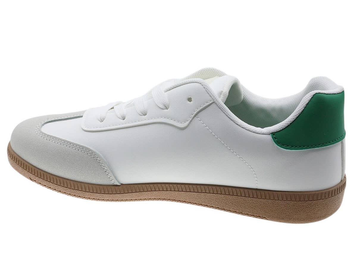 Chaussure décontractée: Blanc/Vert / 40