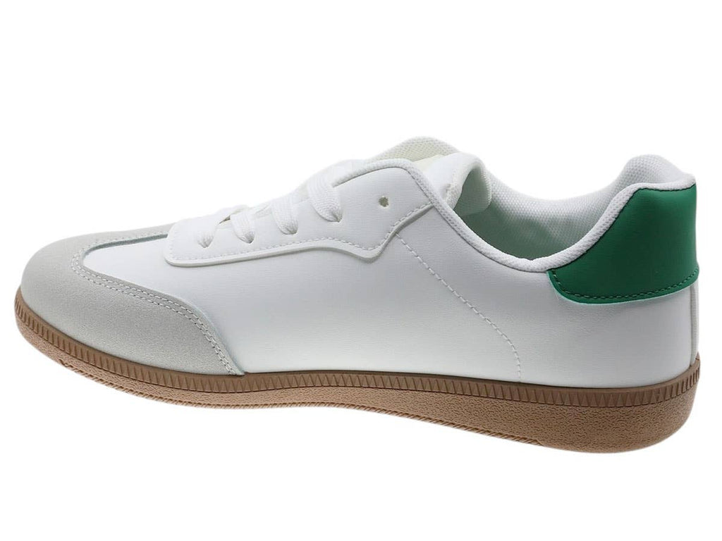 Chaussure décontractée: Blanc/Vert / 43