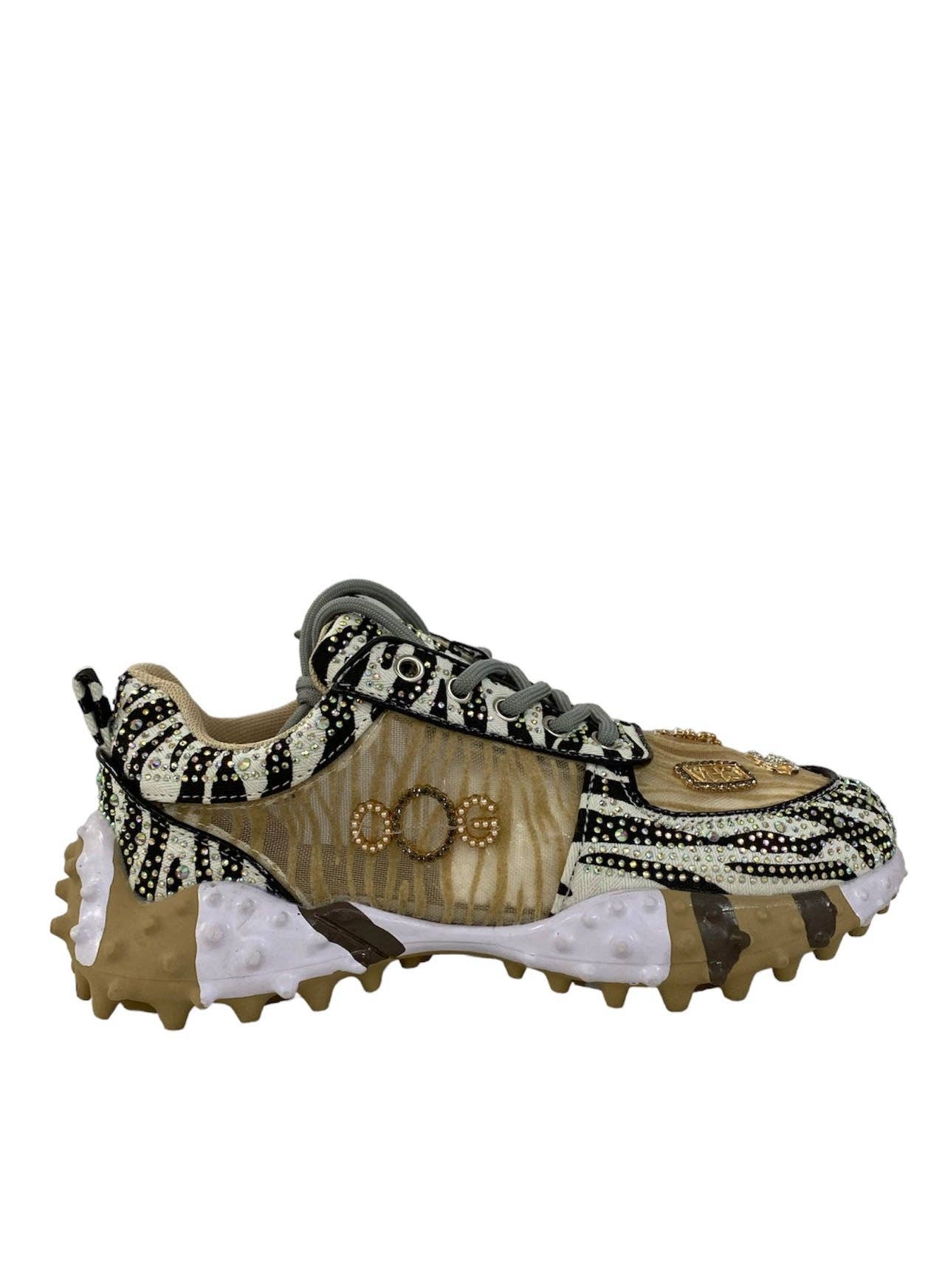 Chaussures de sport AQ720 OOG pour femmes: Marron / 37