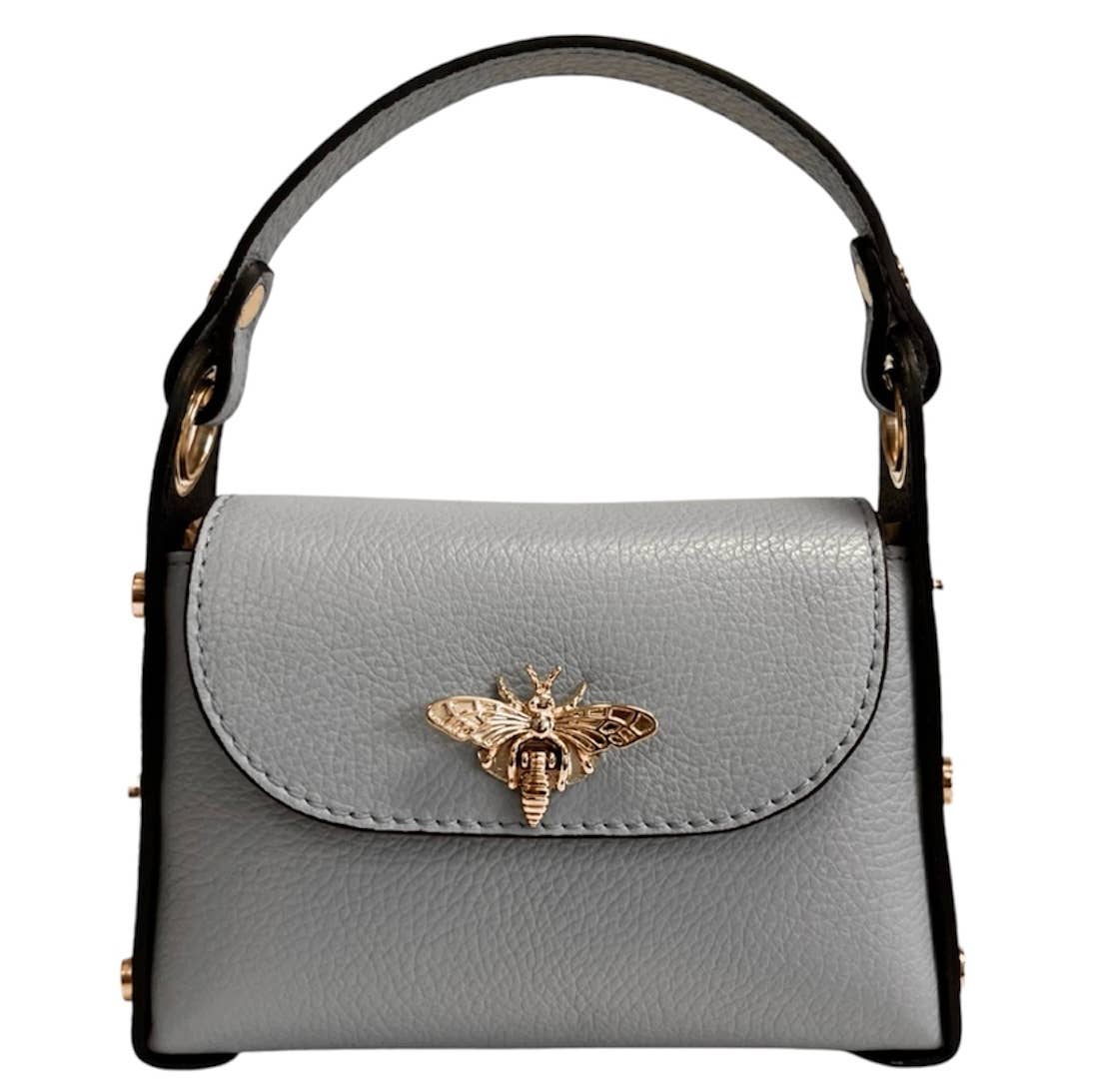 Mini-sac Modarno en cuir véritable dollar avec fermeture à braguette: Orange