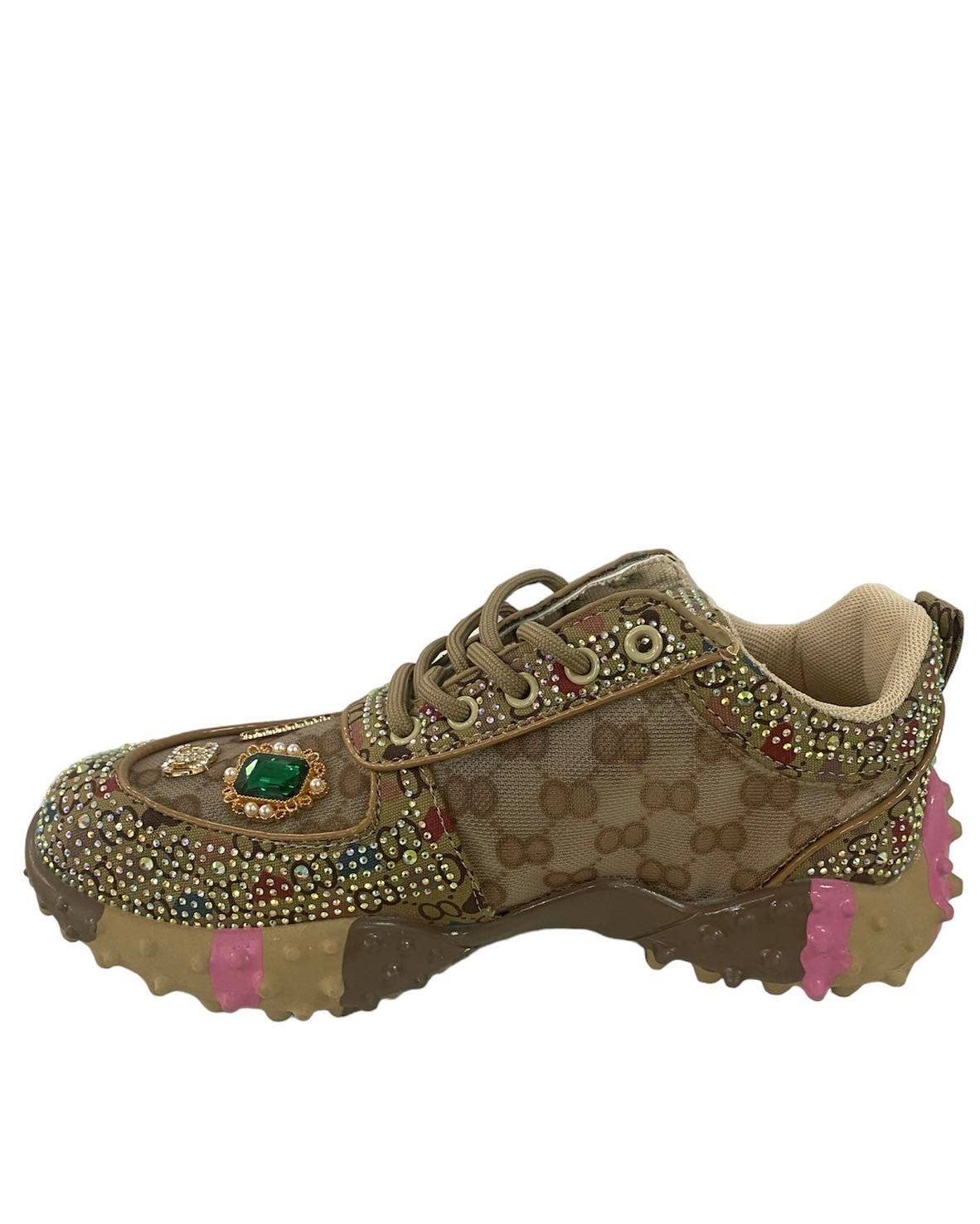Chaussures de sport AQ720 OOG pour femmes: Marron / 37