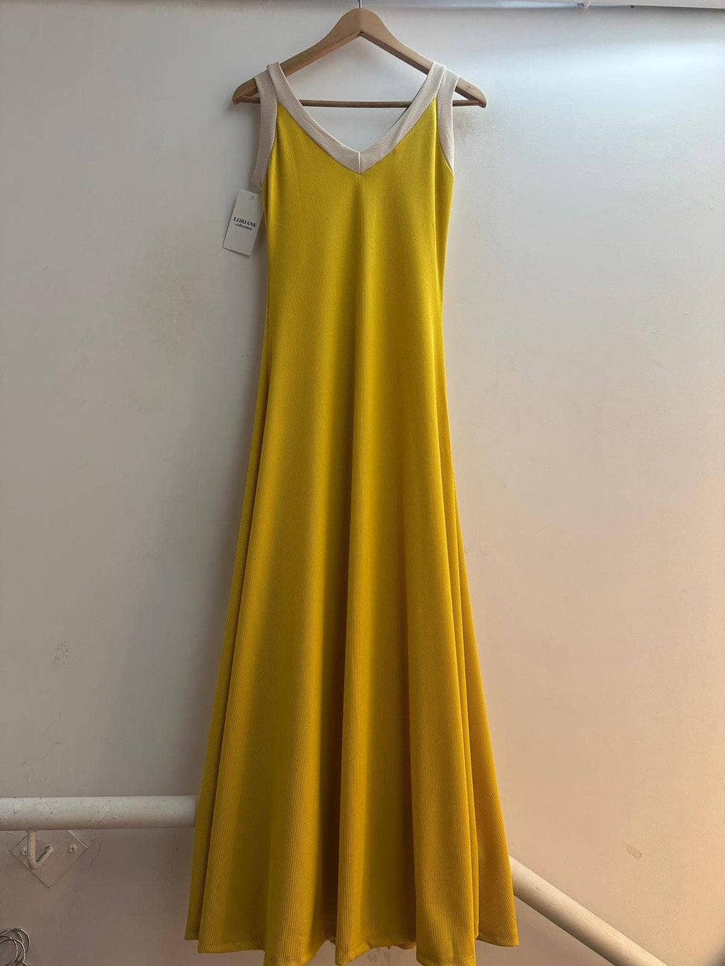 9655 robe débardeur longues avec fente devant taille unique : Noir / Taille unique