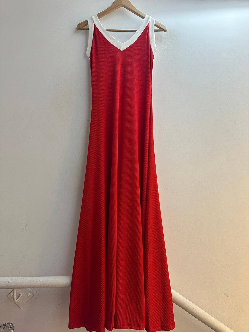 9655 robe débardeur longues avec fente devant taille unique : Noir / Taille unique