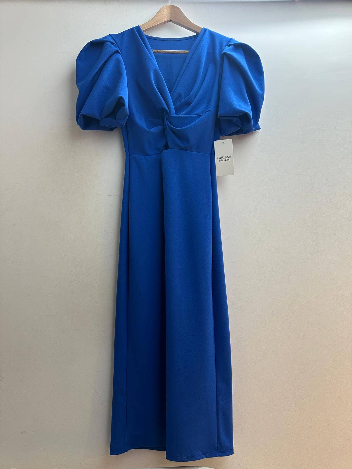 6247U Robe midi uni: Rouge