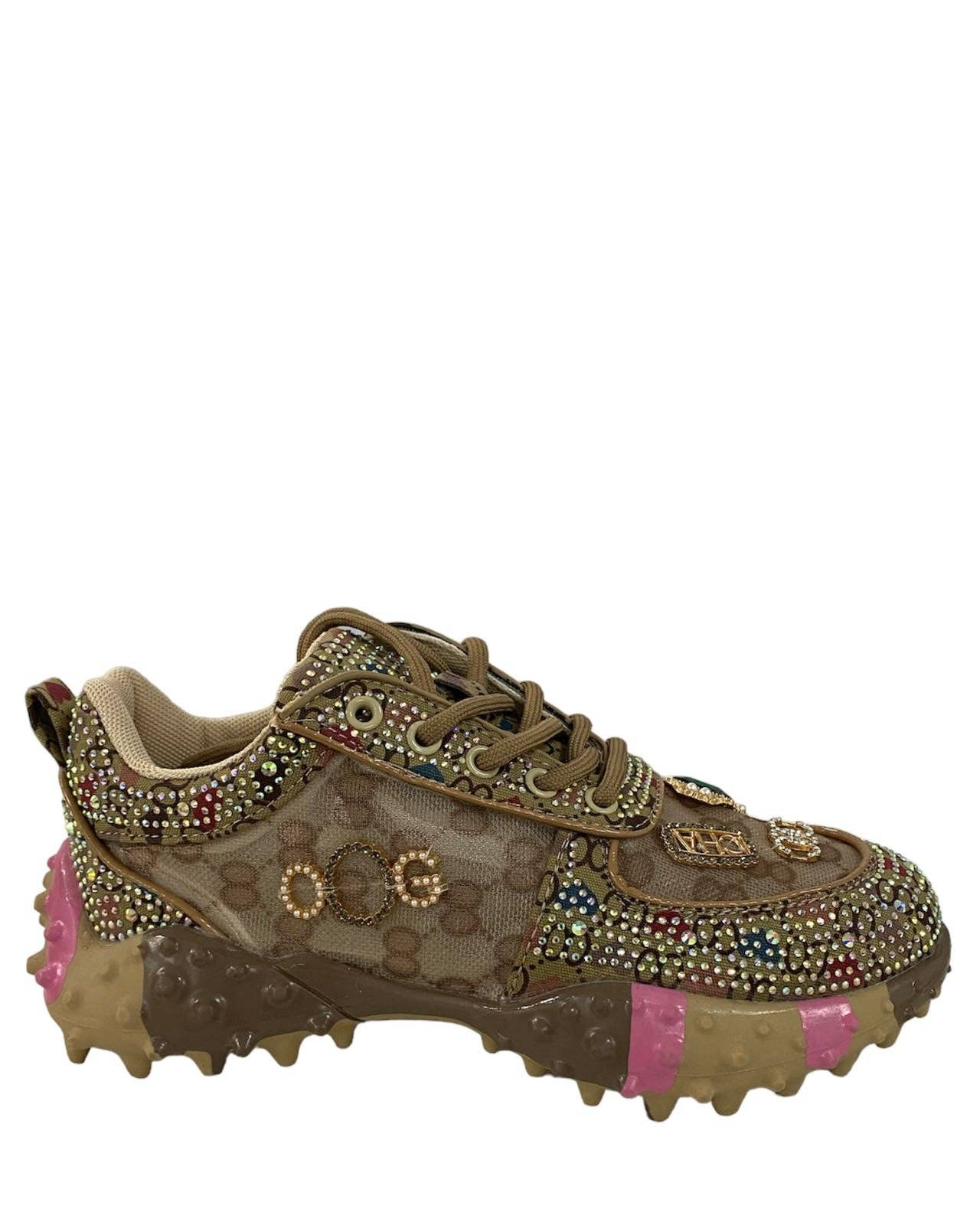 Chaussures de sport AQ720 OOG pour femmes: Marron / 37