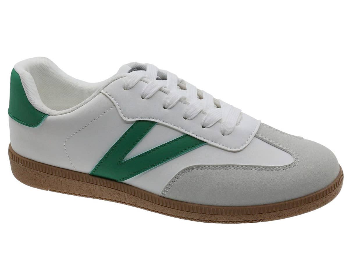 Chaussure décontractée: Blanc/Vert / 40