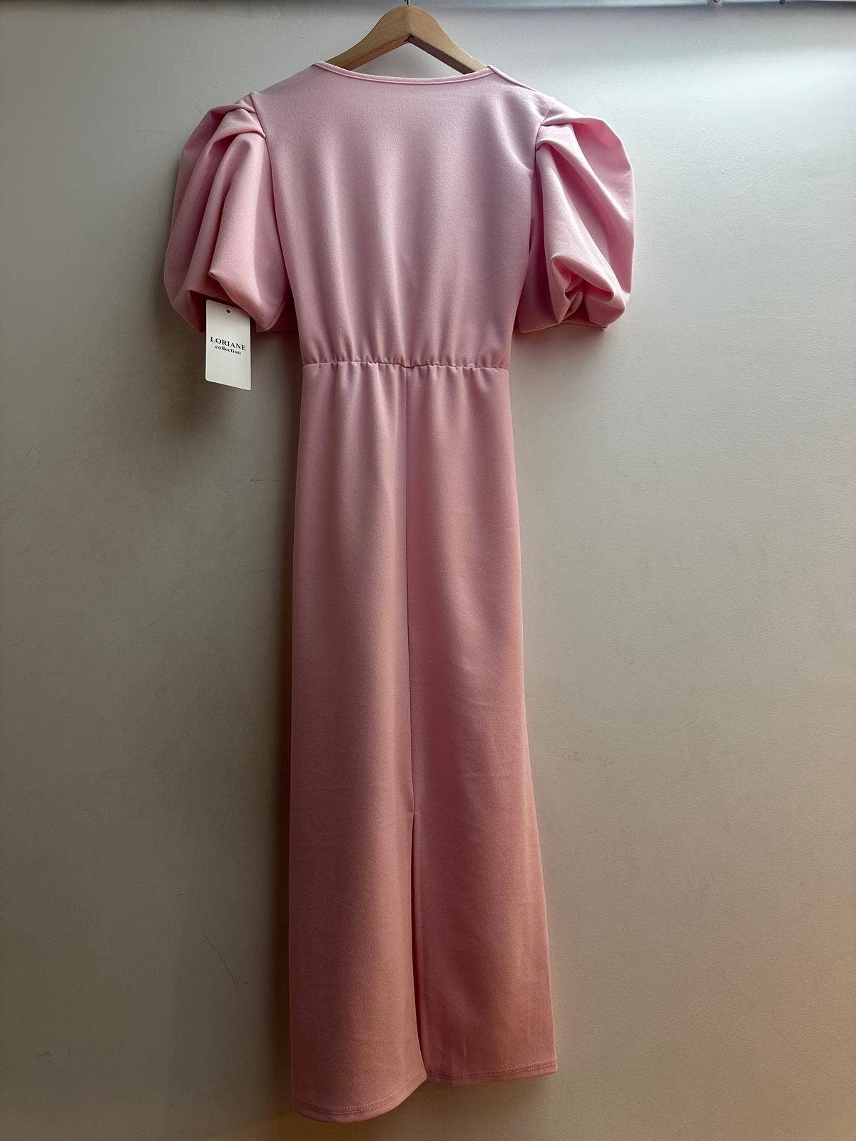 6247U Robe midi uni: Rouge