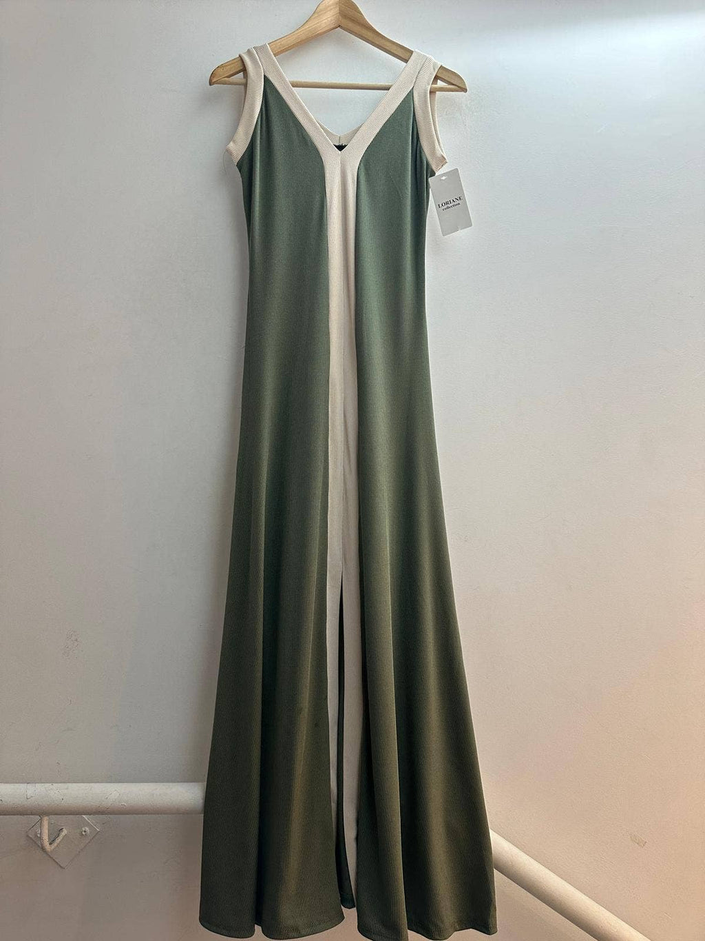 9655 robe débardeur longues avec fente devant taille unique : Noir / Taille unique