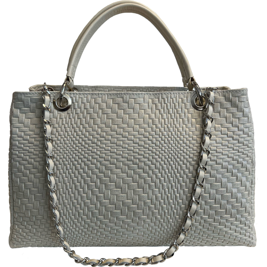 Sac à main Modarno pour femme en cuir véritable avec bandoulière: Nuit verte