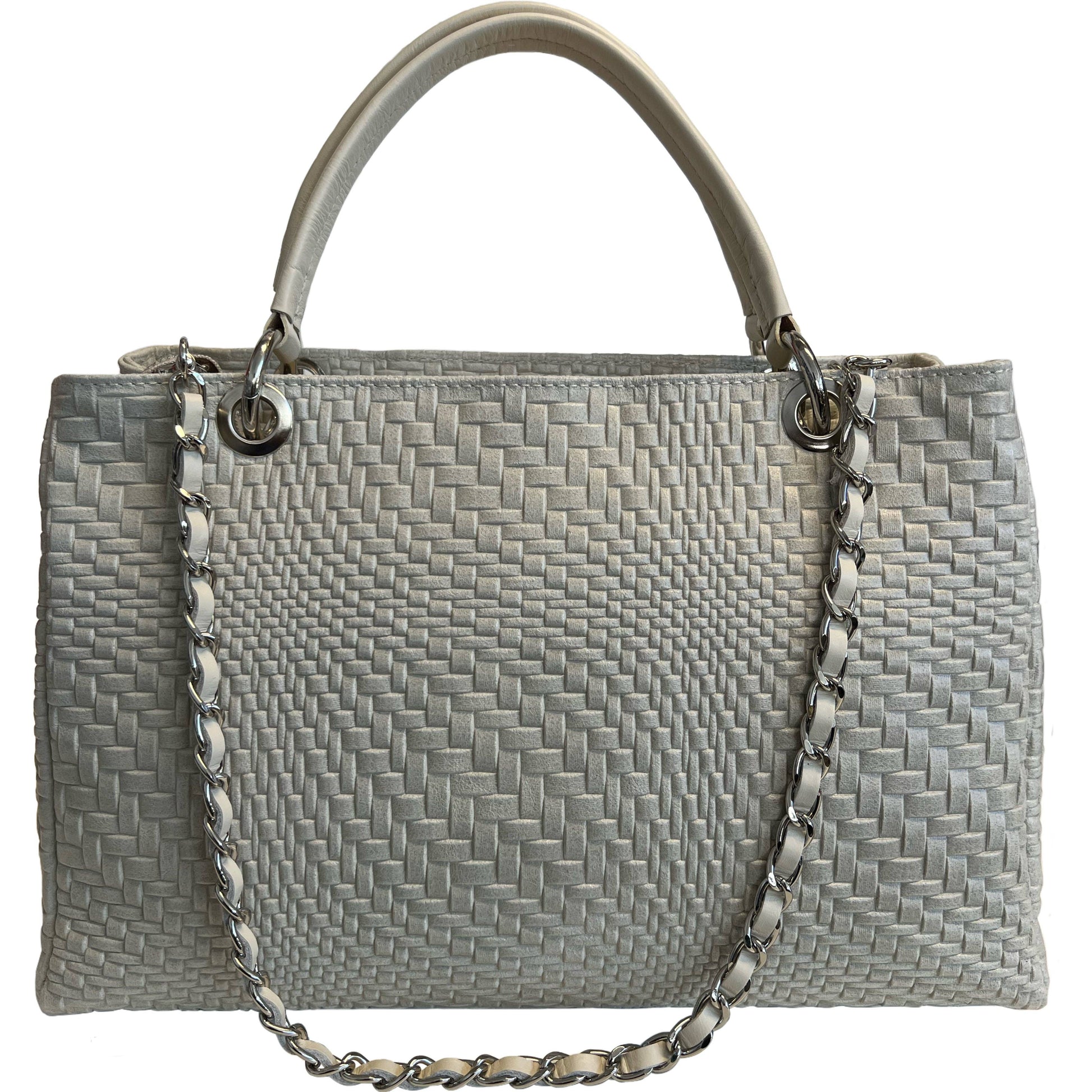 Sac à main Modarno pour femme en cuir véritable avec bandoulière: Nuit verte