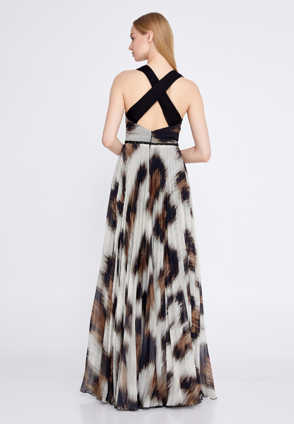 Robe longue sans manches