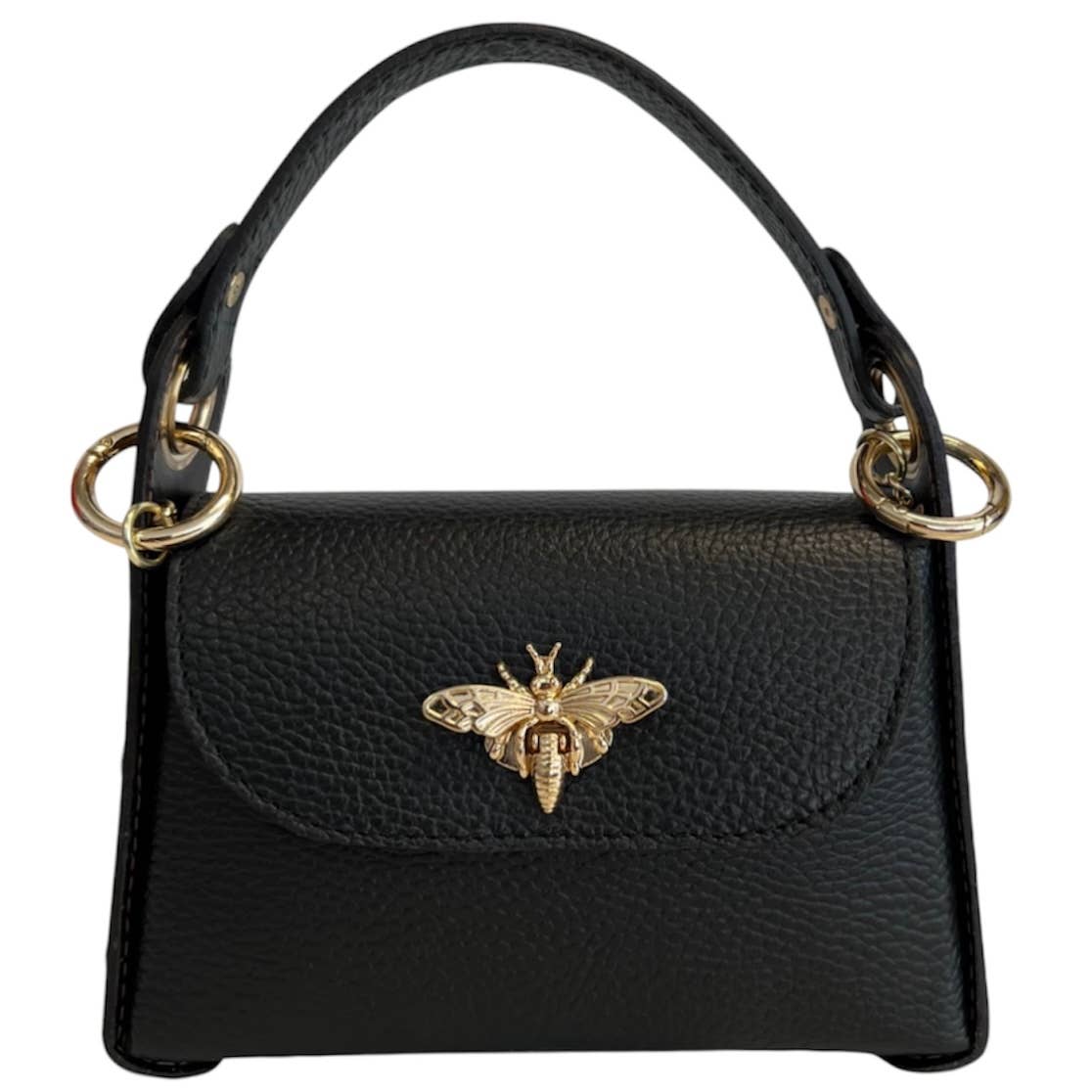 Mini-sac Modarno en cuir véritable dollar avec fermeture à braguette: Orange