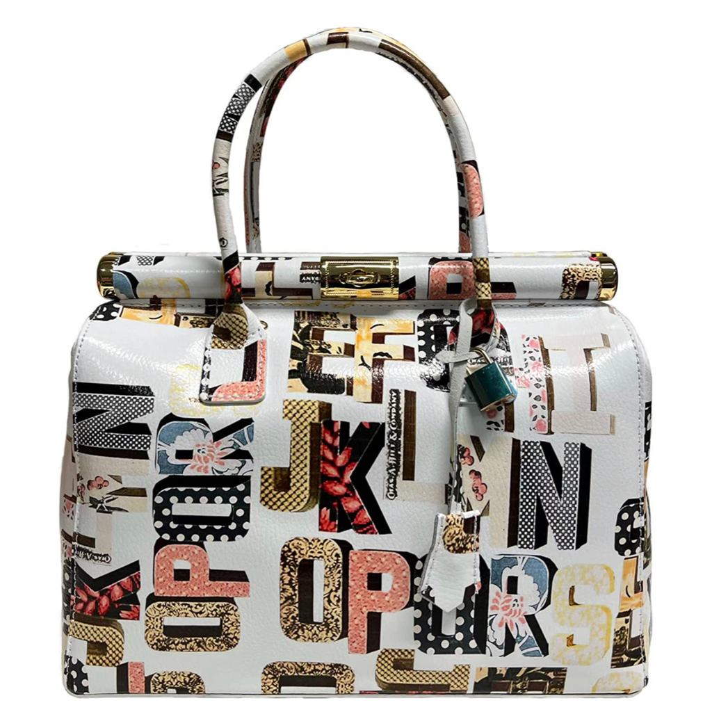 Sac à main Modarno Sac à main en cuir pour femme avec bandoulière: Brossé