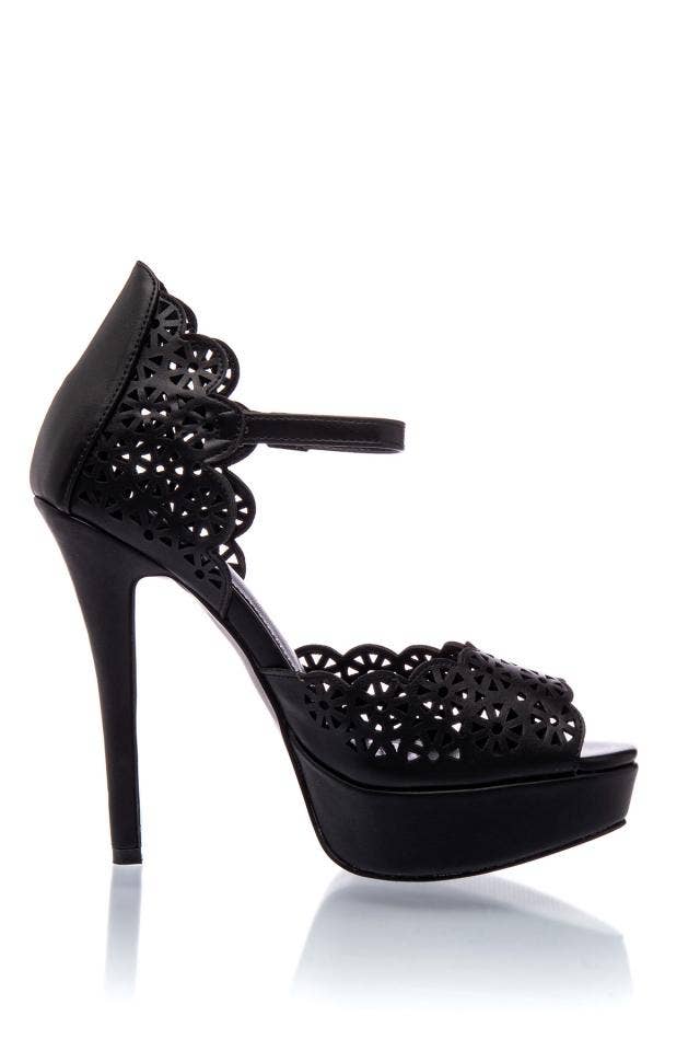 Chaussures à bretelles: Noir / 38