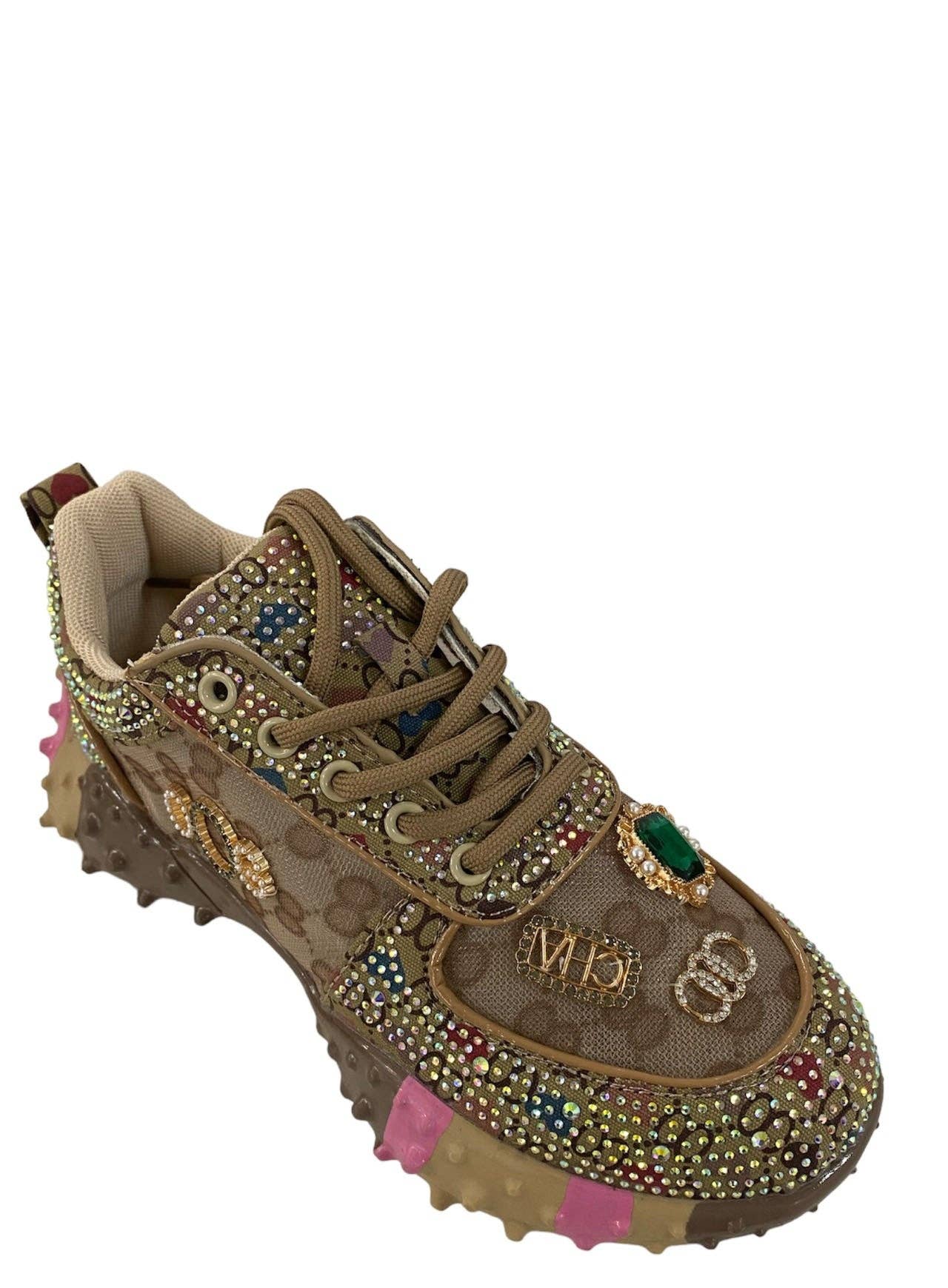 Chaussures de sport AQ720 OOG pour femmes: Marron / 37