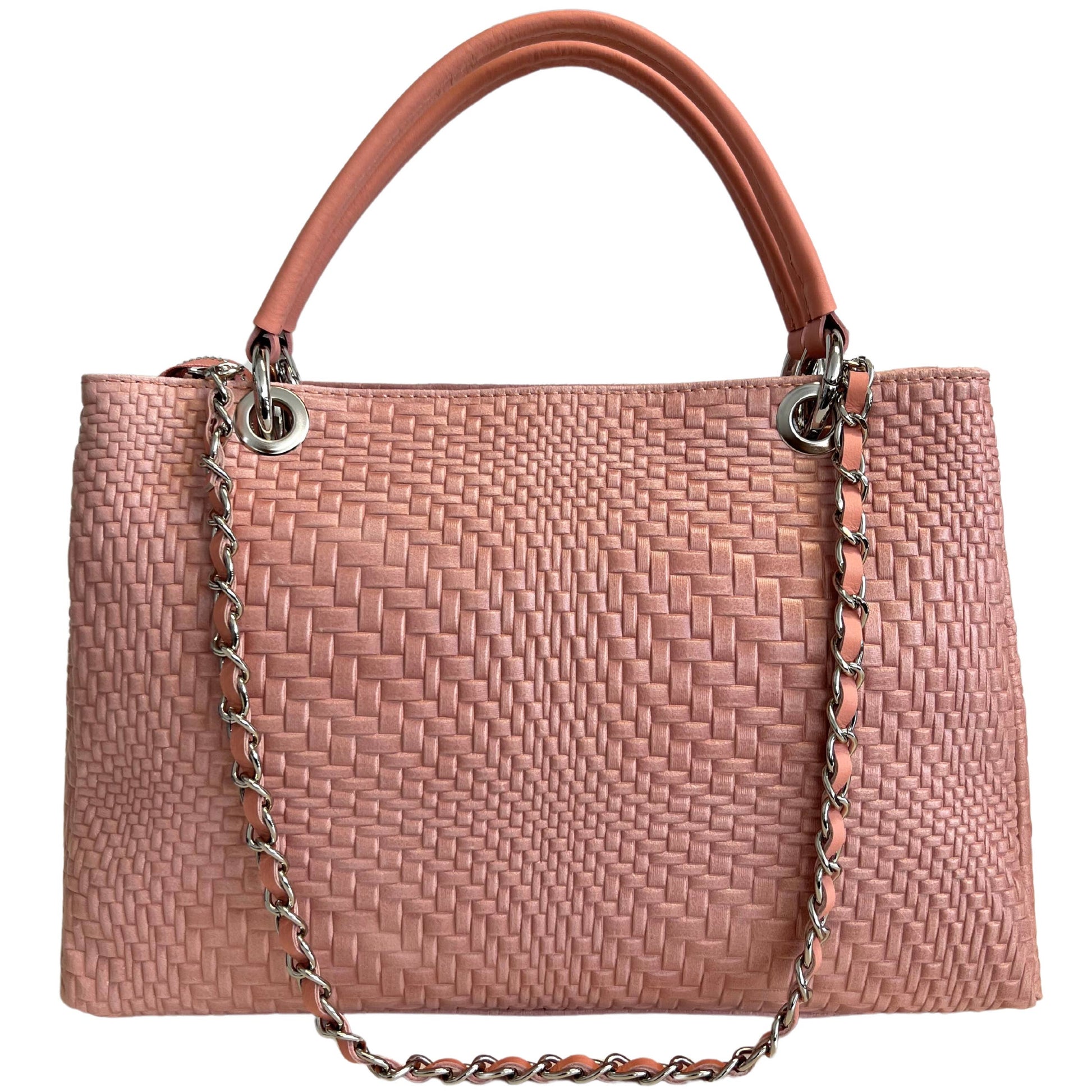 Sac à main Modarno pour femme en cuir véritable avec bandoulière: Nuit verte