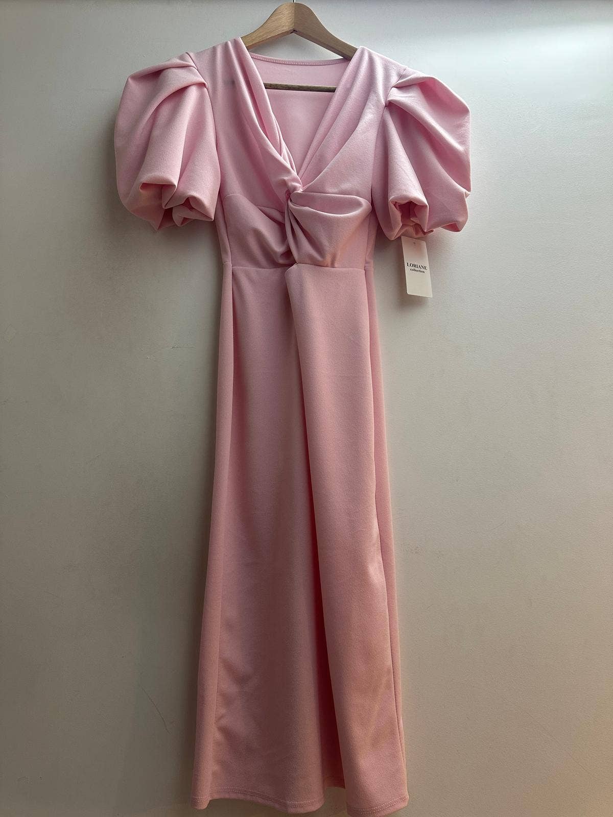 6247U Robe midi uni: Rouge