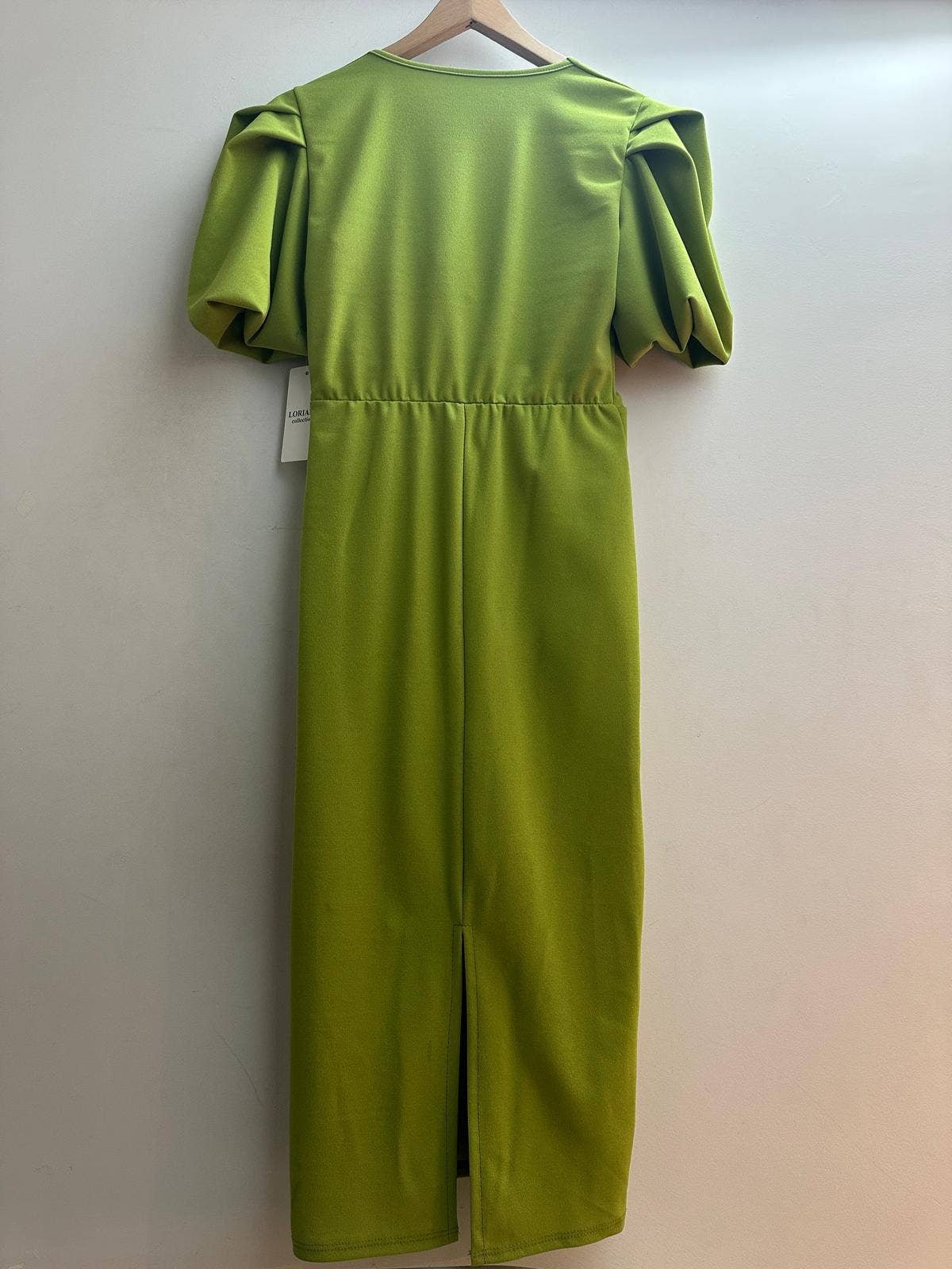6247U Robe midi uni: Rouge