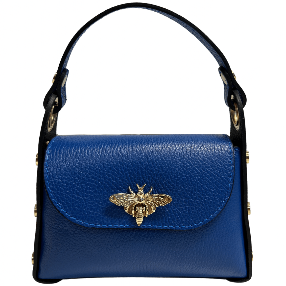 Mini-sac Modarno en cuir véritable dollar avec fermeture à braguette: Orange