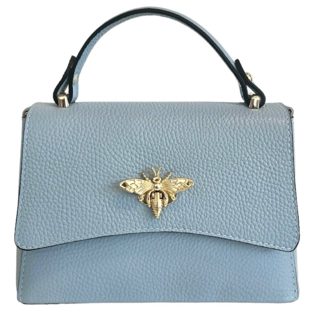 Sac à bandoulière pour femme en cuir véritable avec fermeture Ape: Orange