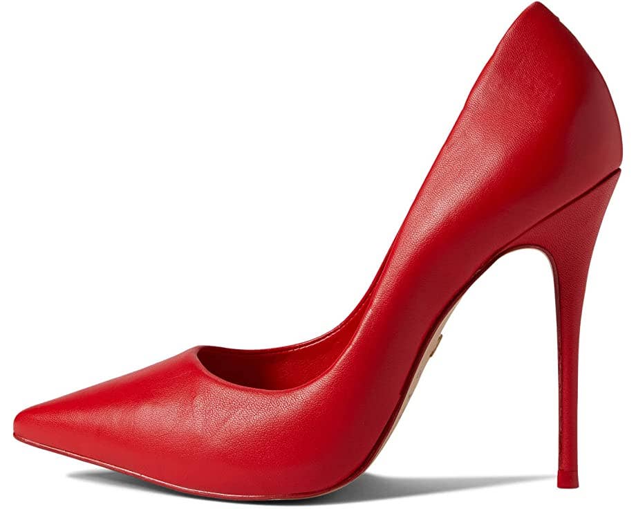 *Presque épuisé* Escarpin en cuir rouge 404003DRD: 6